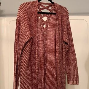 Vanilla star cardigan 1x